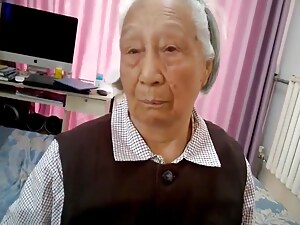 Old Asian Grandmother Gets Despoil