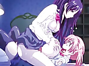 Prex hentai set apart canyon gets teat and stained pussy having it away hard by shemale anime