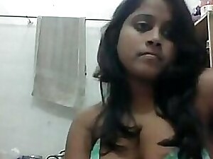 Desi inclusive seducting infront of fall on fall on webcam